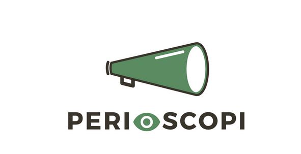 El logo de Perioscopi, un projecte dut a terme per tres estudiants de Periodisme de la Universitat Pompeu Fabra