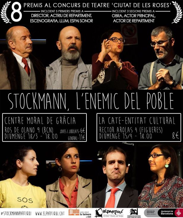 Cartell oficial de l'obra Stockmann, l'enemic del poble
